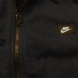 Dark Blue Nike Zip-Up in Large